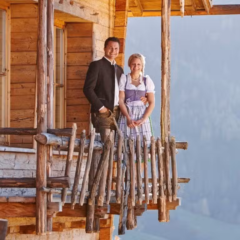 Familie Unterkofler vom Almdorf Sankt Johann
