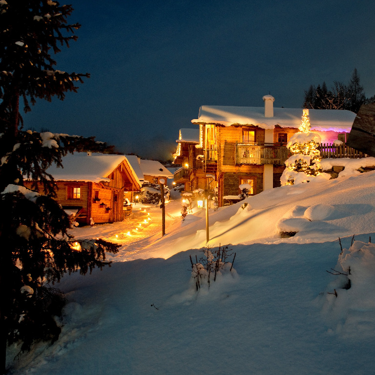 Im Chalet Weihnachten verbringen Almdorf Sankt Johann