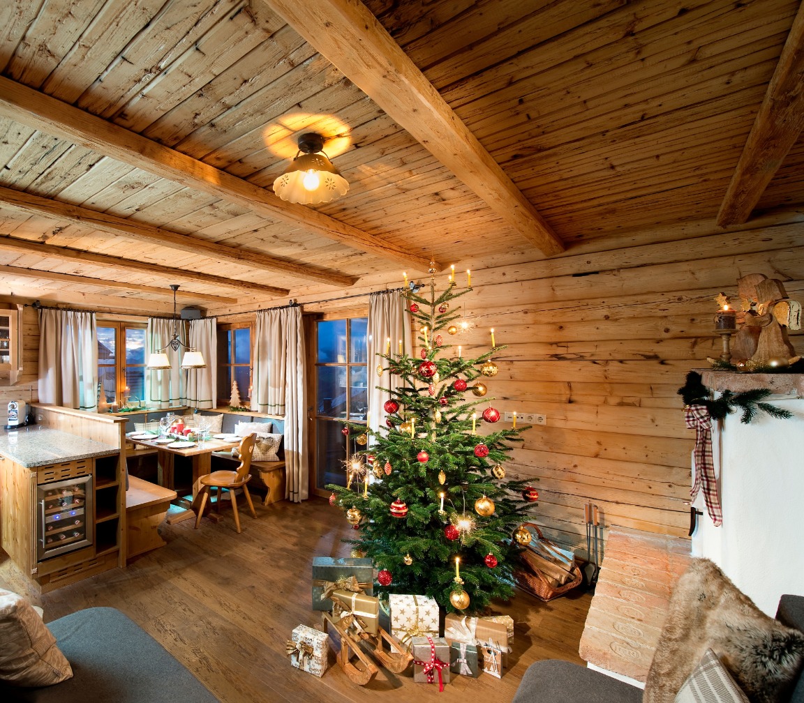Im Chalet Weihnachten verbingen Almdorf Sankt Johann