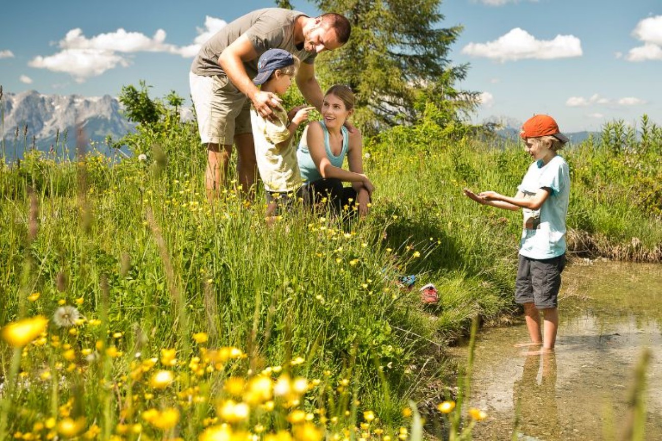 familienchalet salzburger land bergdorf