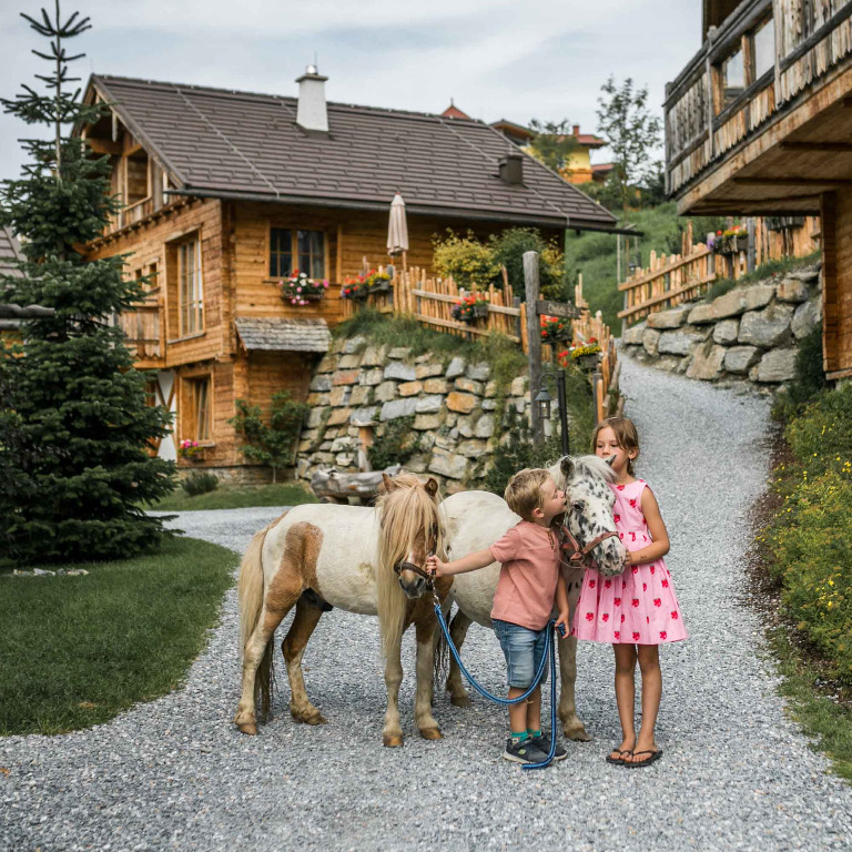 Familienurlaub im Chaletdorf im Sommer