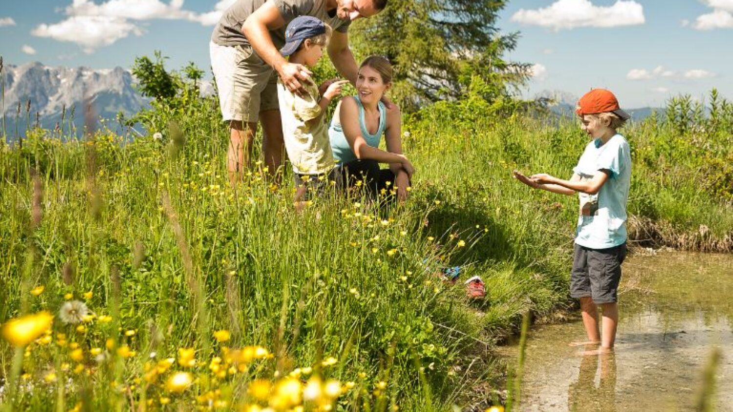 Familienzeit im Almdorf St Johann