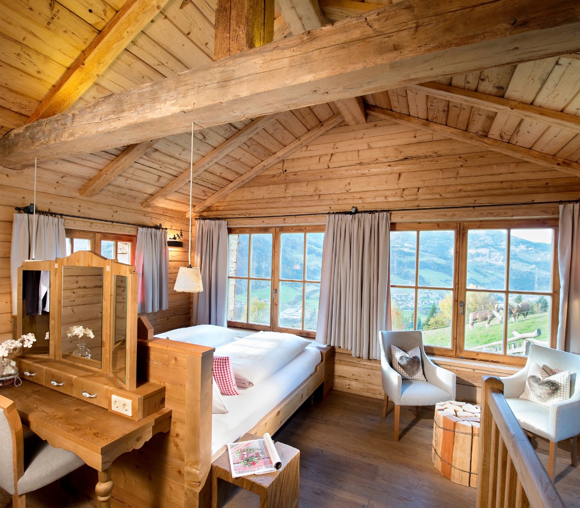 Hütte mit Whirlpool und Sauna mieten | Almdorf Sankt Johann