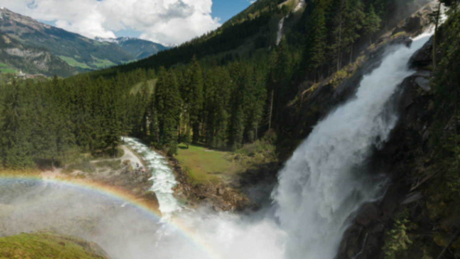 Krimmler Wasserfälle im Feriendorf BERGHERZ