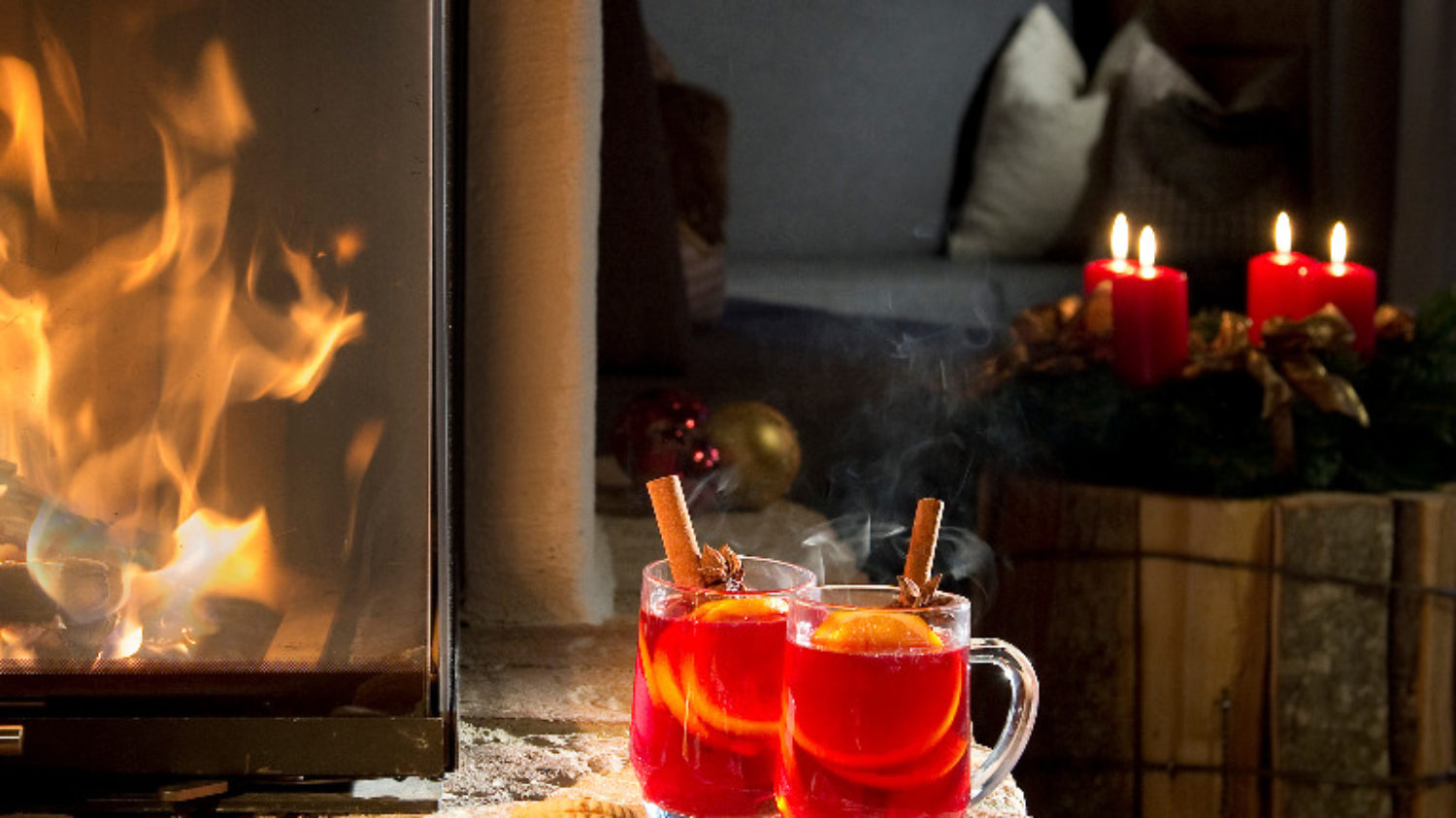 Adventszeit mit Kamin im Salzburger Land