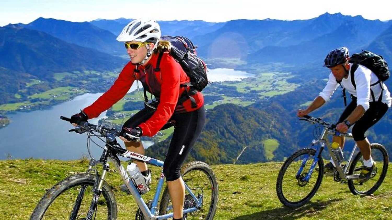 Radtouren oder Mountainbiken am Wolfgangsee Almdorf
