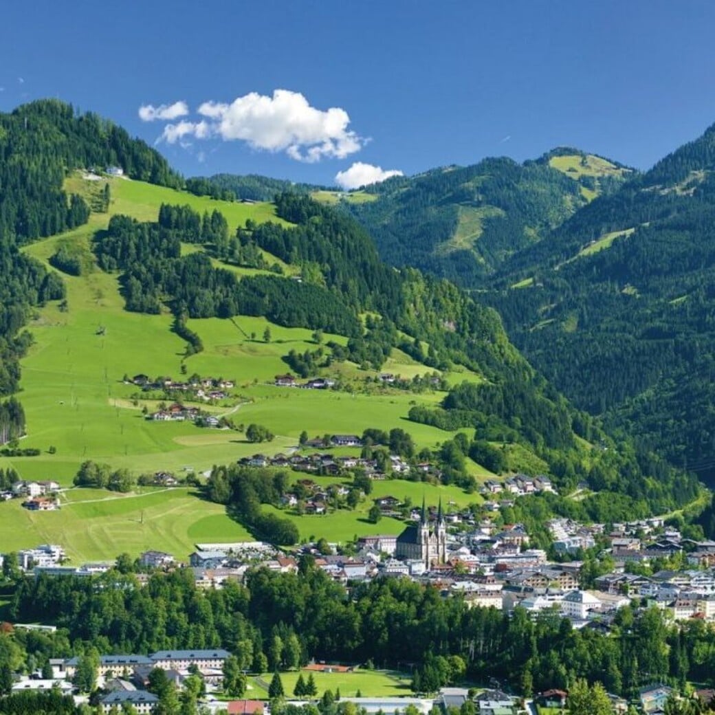 Alpendorf in Sankt Johann im Pongau - Salzburger Land in Österreich