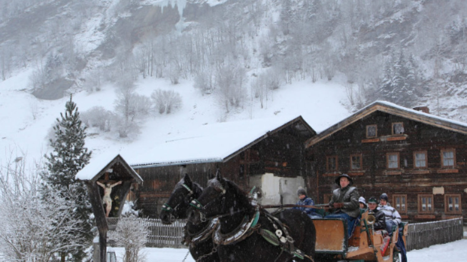Pferdeschlitten in St Johann im Pongau