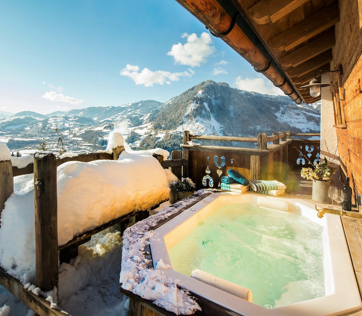 Chaletdorf BERGHERZ mit Whirlpool