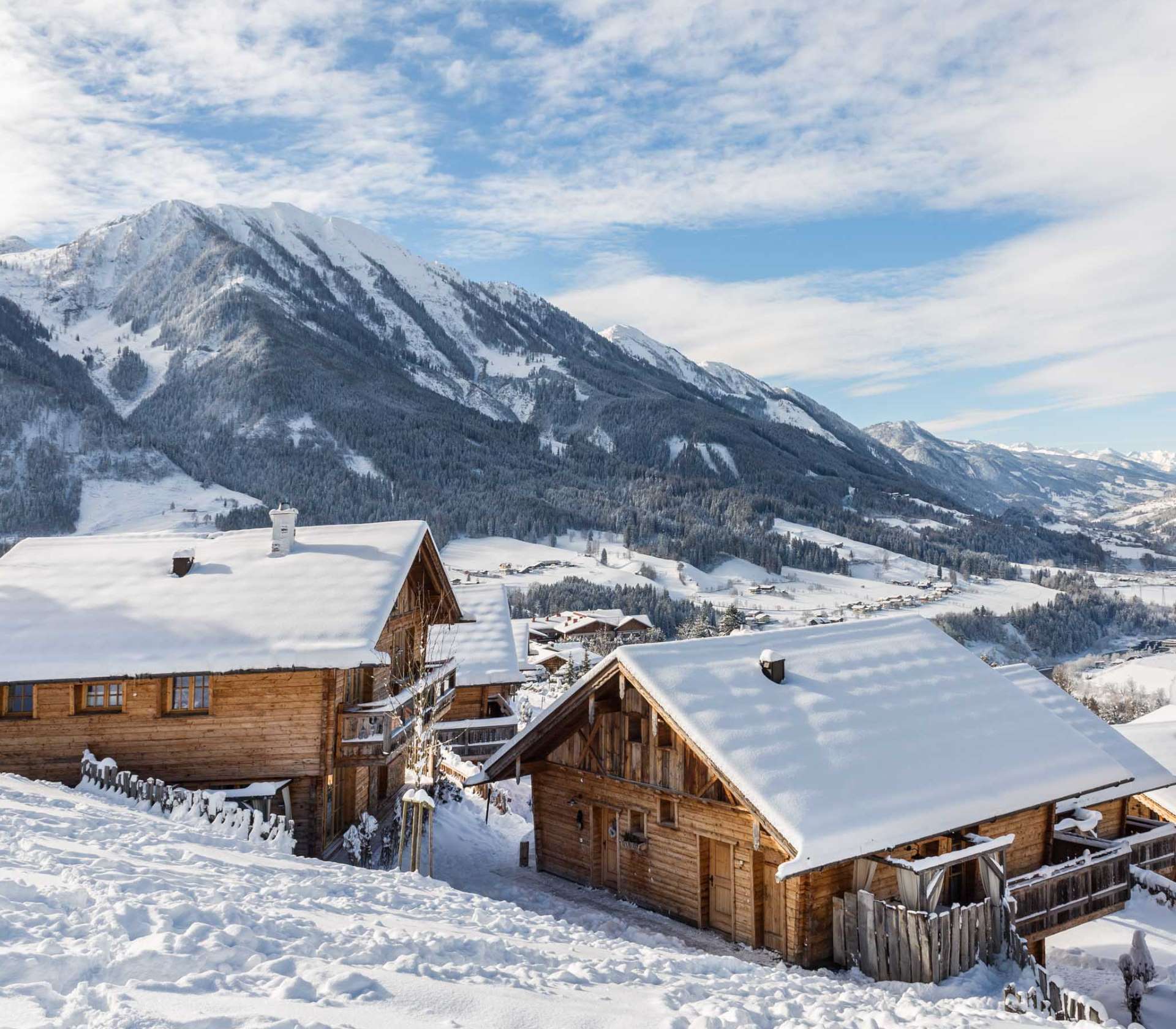 Alpenchalet im Winterurlaub in St. Johann im Pongau