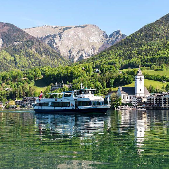 Schifffahrt am Wolfgangsee im Chalet BERGHERZ