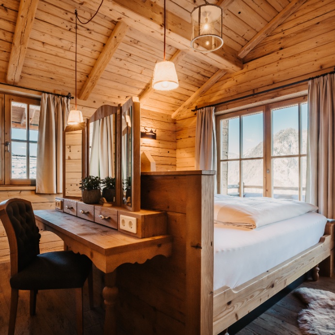 Chalet Schlafzimmer in Österreich