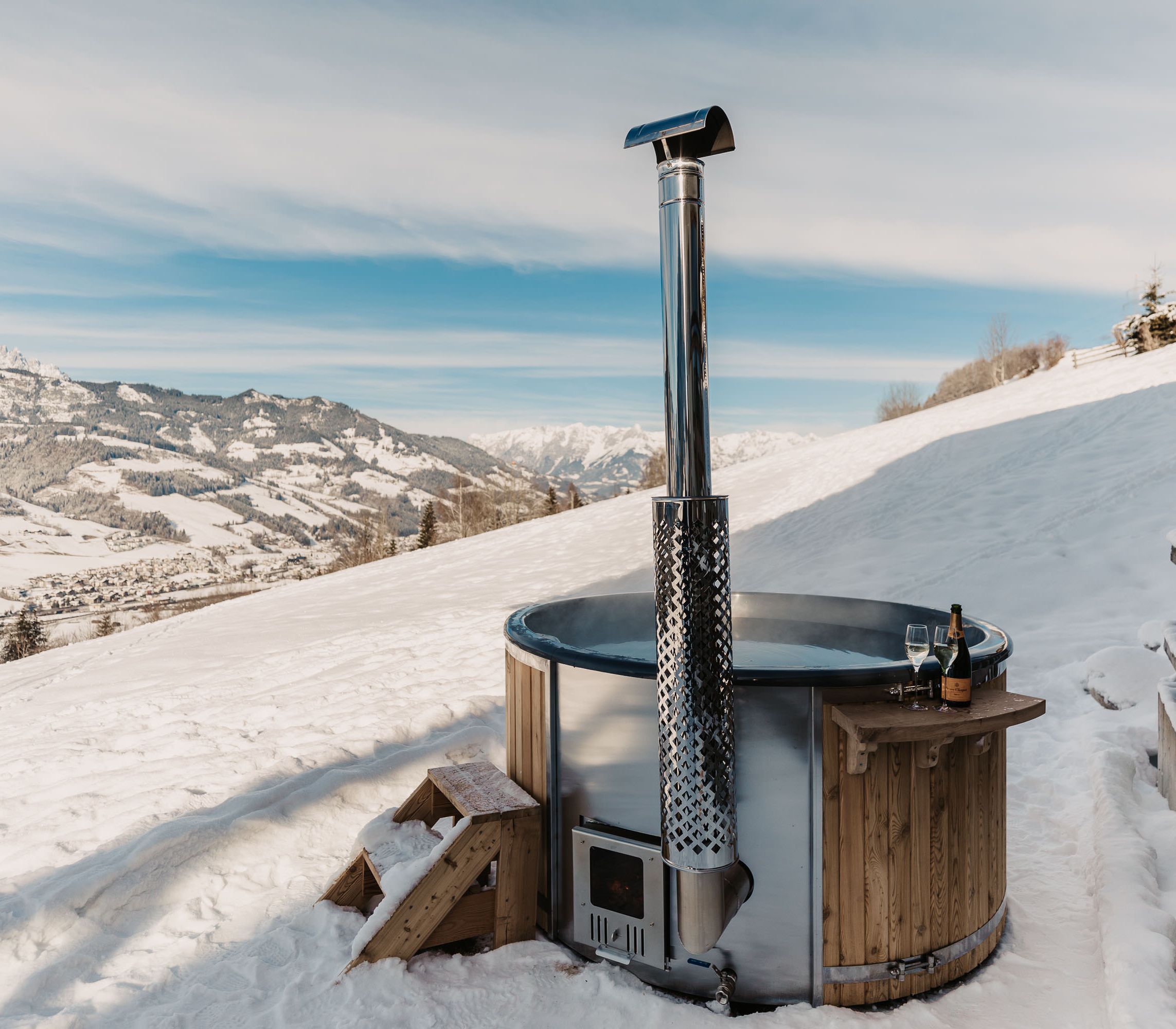 Wohnmobil Urlaub mit Hot Tub